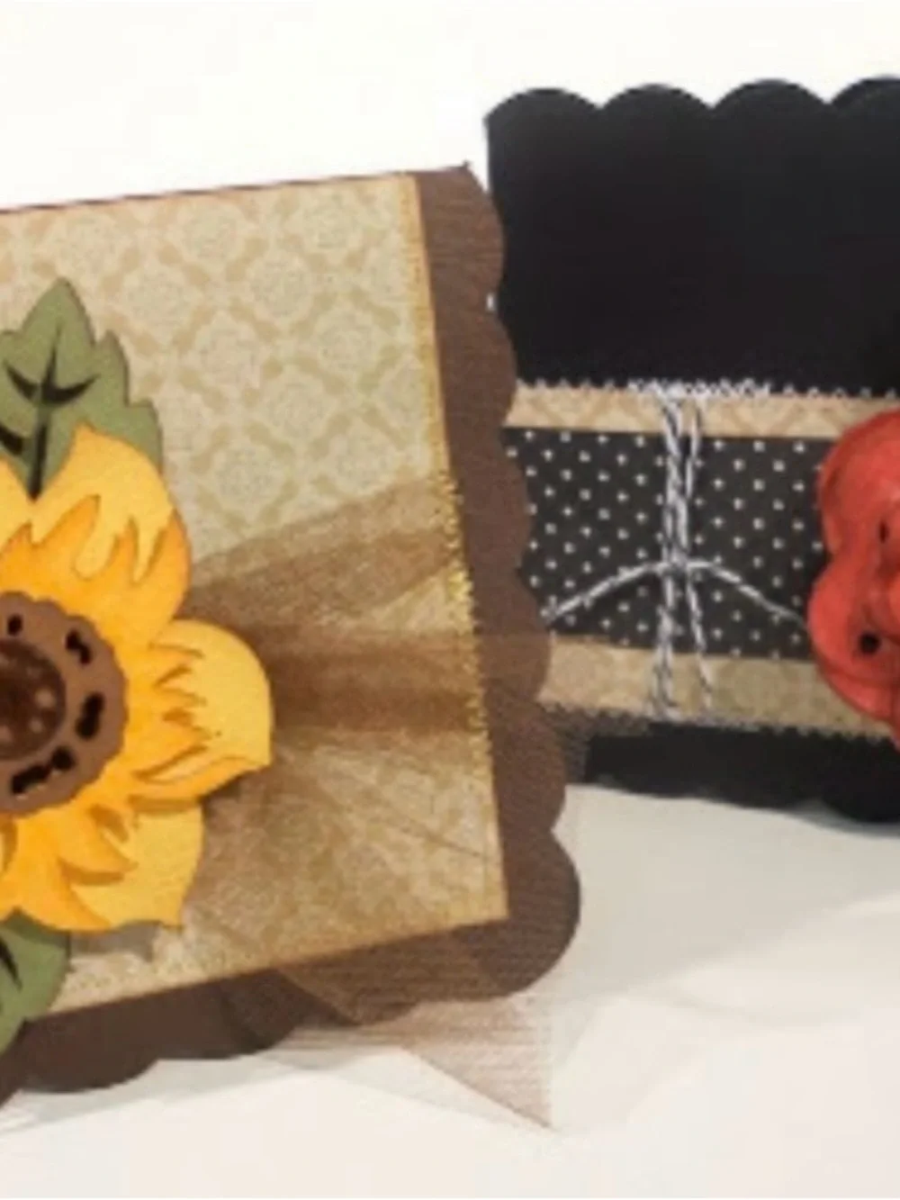 Cricut florals embellished